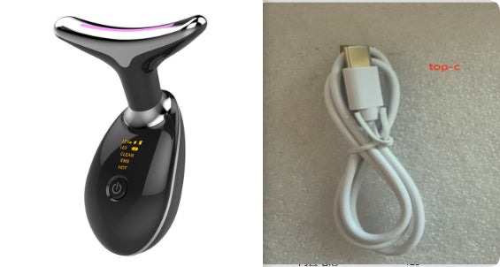 EMS Thermal Neck Lifting And Tighten Massger Electric Microcurrent Wrinkle Remover