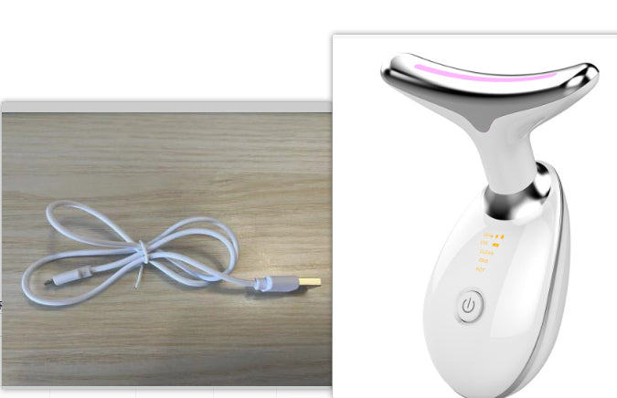 EMS Thermal Neck Lifting And Tighten Massger Electric Microcurrent Wrinkle Remover